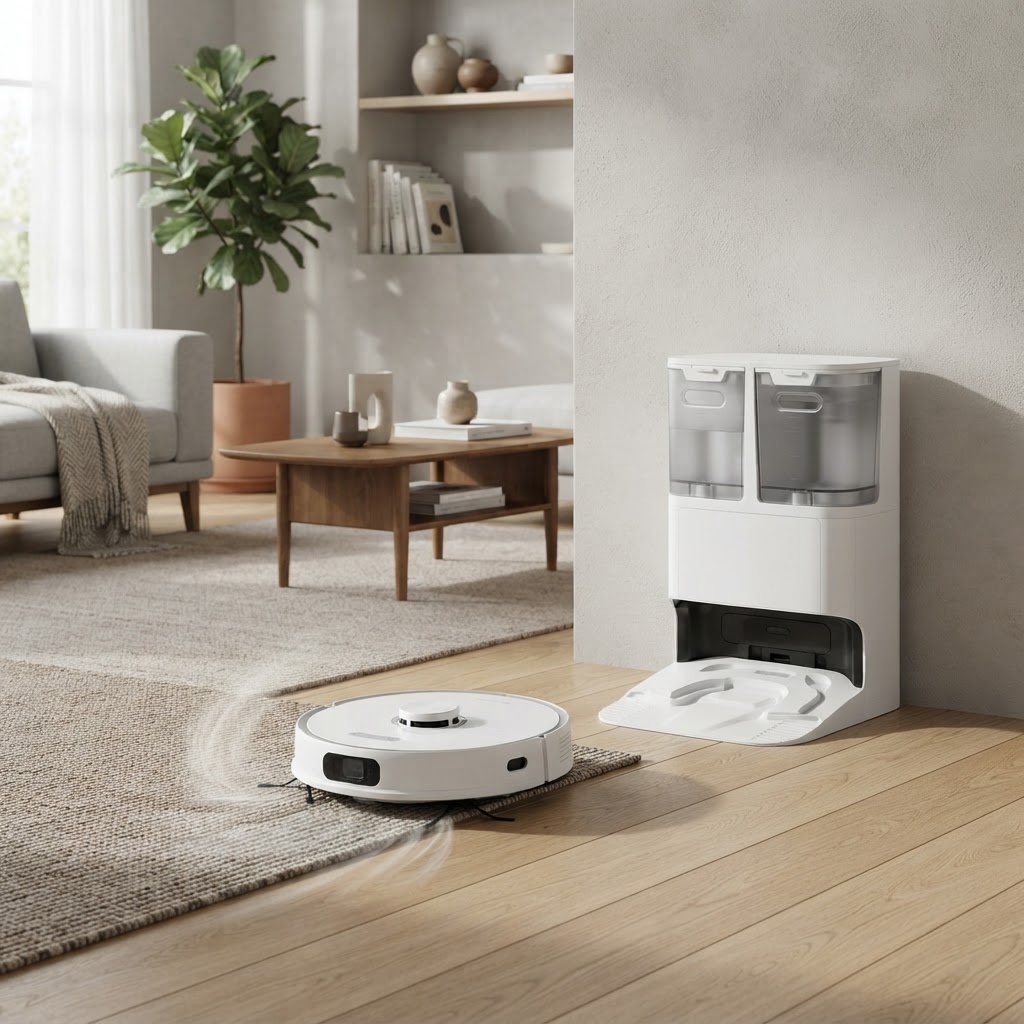 Roborock Qrevo S Pro Robot Vacuum and Mop, 18,500Pa Suction with Self-Cleaning Dock - Image 4